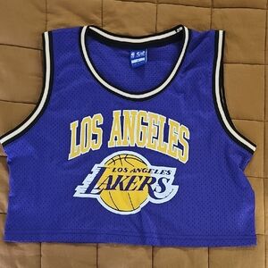 NBA Los Angeles Lakers Purple Crop Top